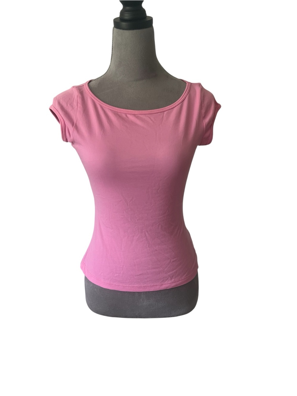 Wet Seal Pink Scoop Neck Short Sleeve Tee